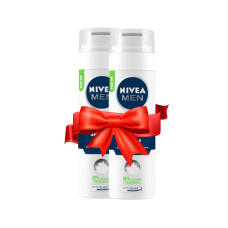 NIVEA MEN Sensitive Shaving Foam 200ml (1+1 Bundle)